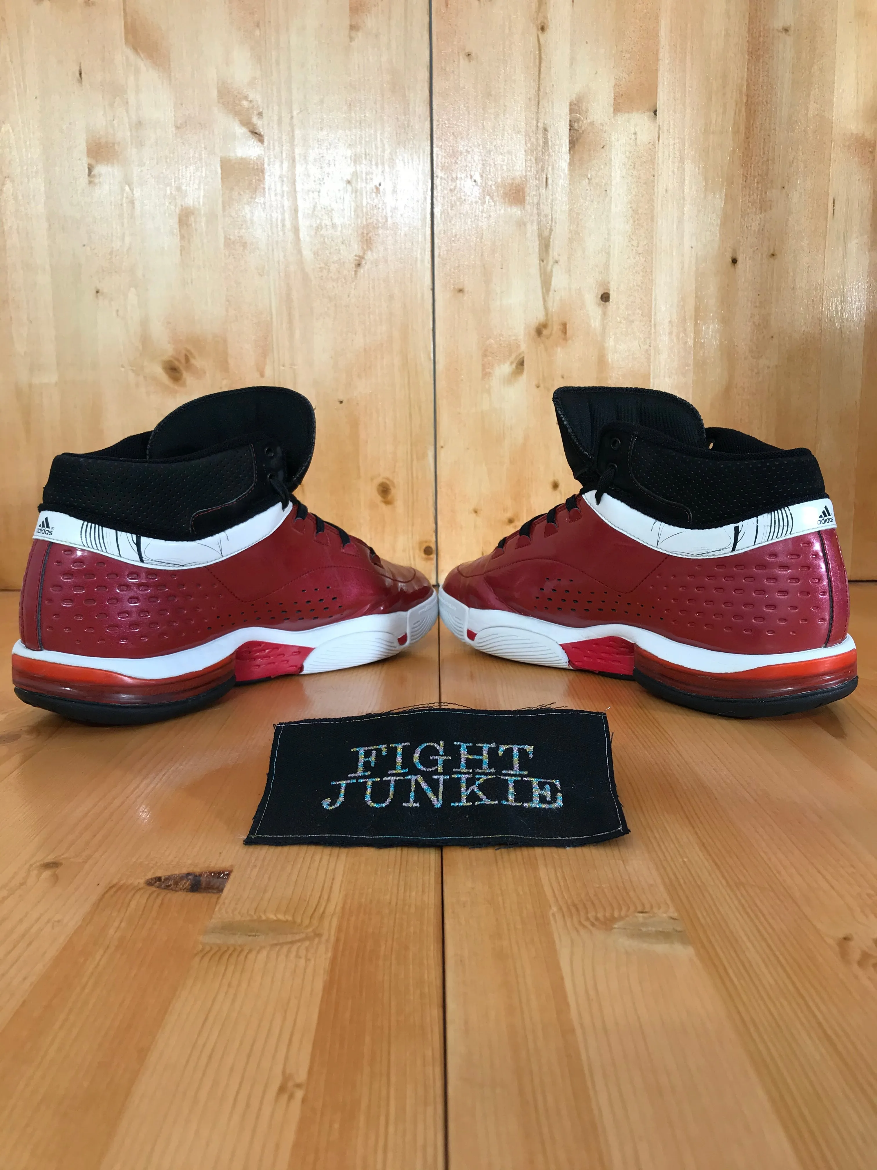 ADIDAS TEAM SIGNATURE 15 TS CREATOR Men's Size 11 High Top Basketball Shoes Sneakers Red 375856