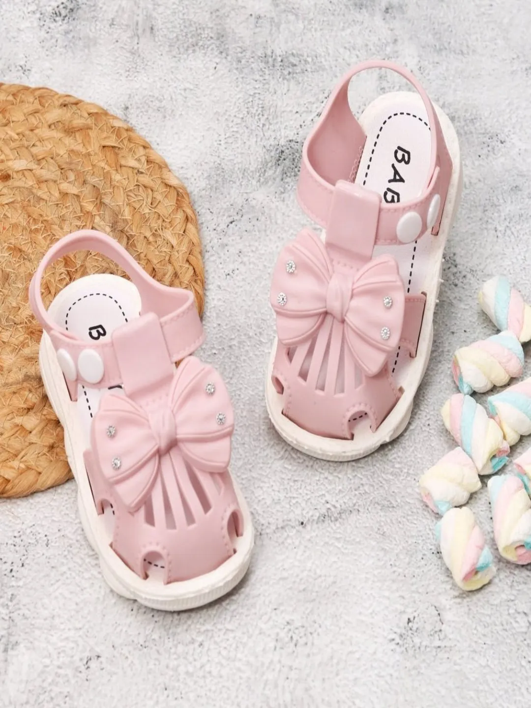 Adorable Pink Bow knot Toddler Sandals