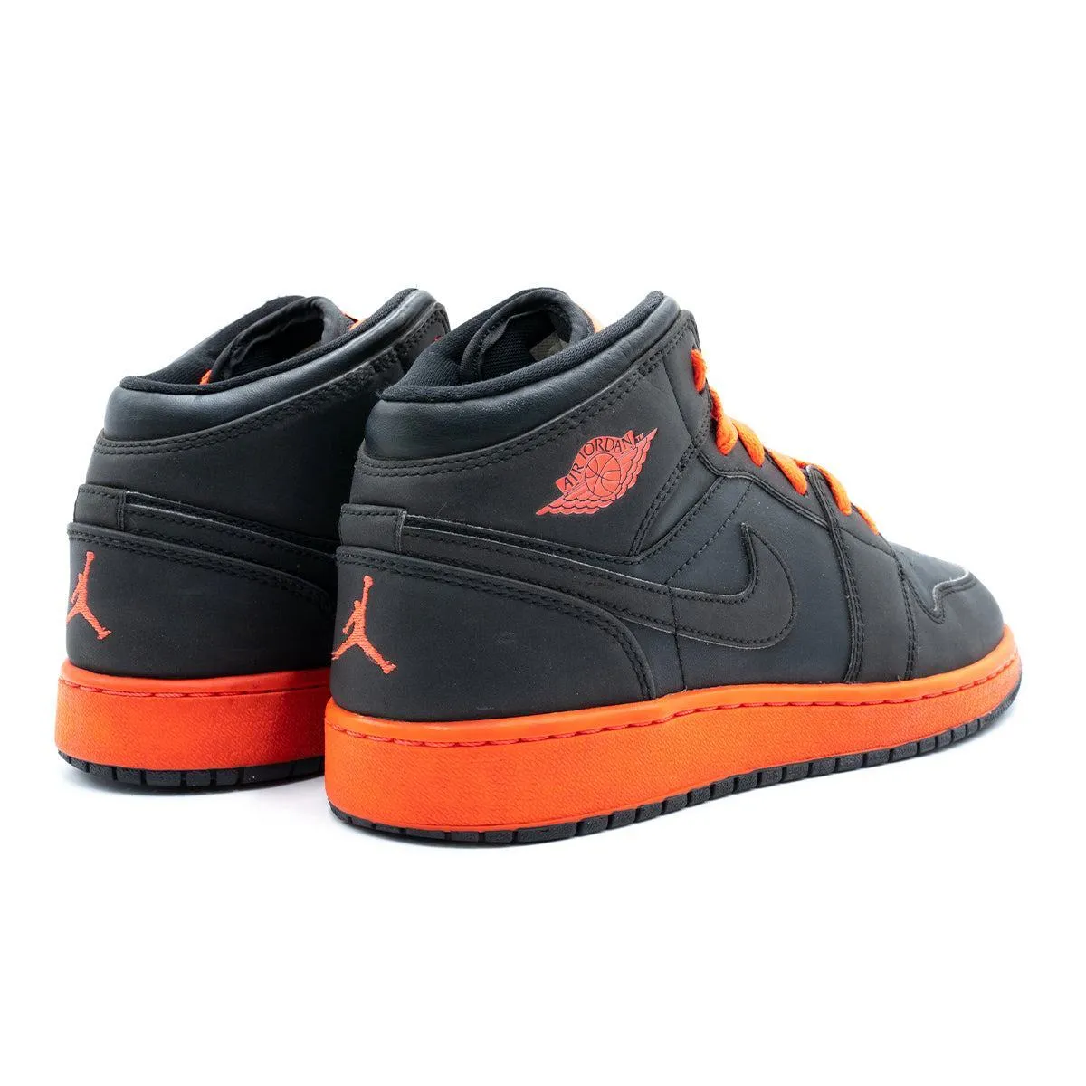 Air Jordan 1 High-Top Sneakers Leather Black Colour For Women