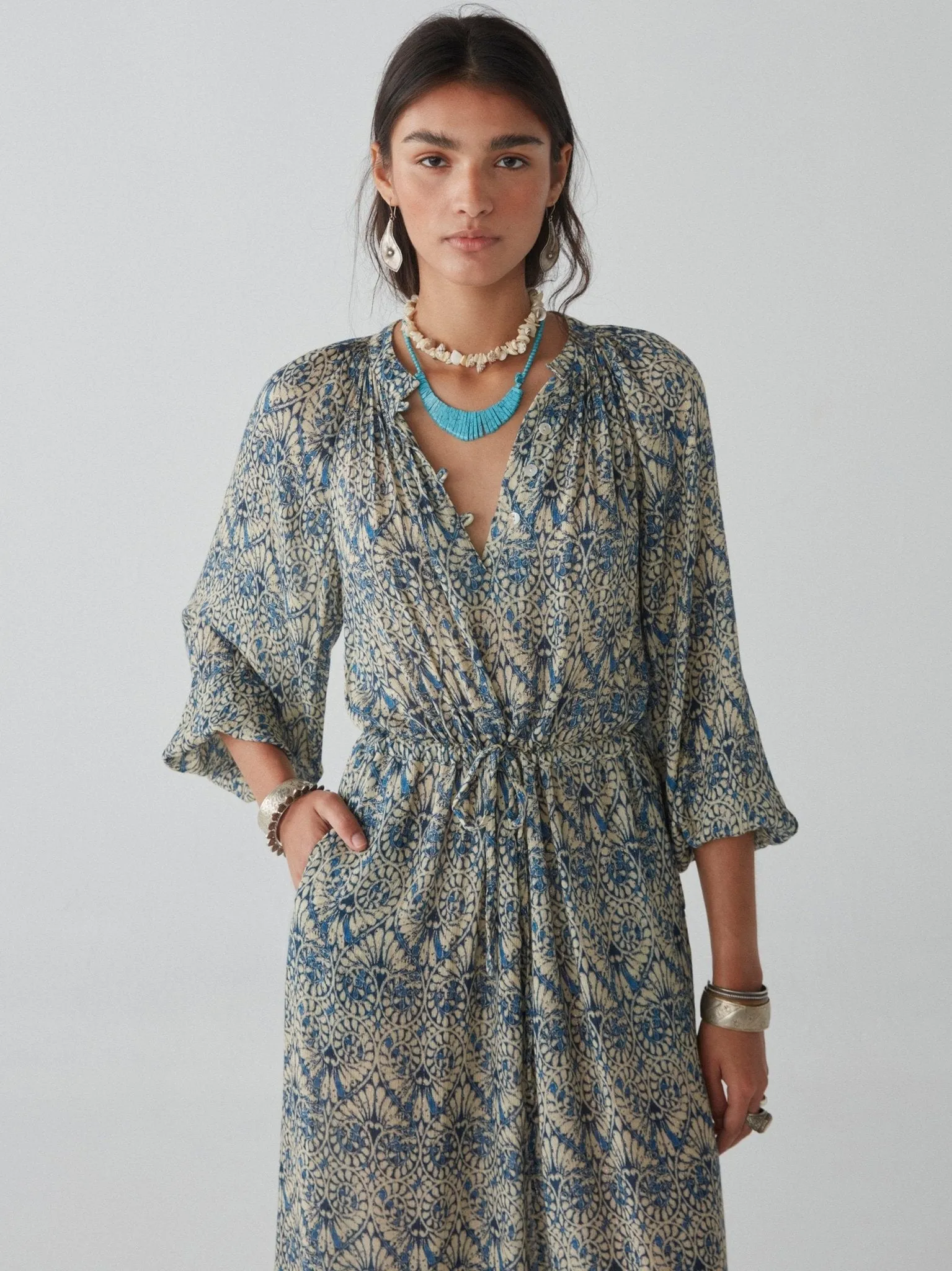 Antonella Dress - Lapis Lazuli