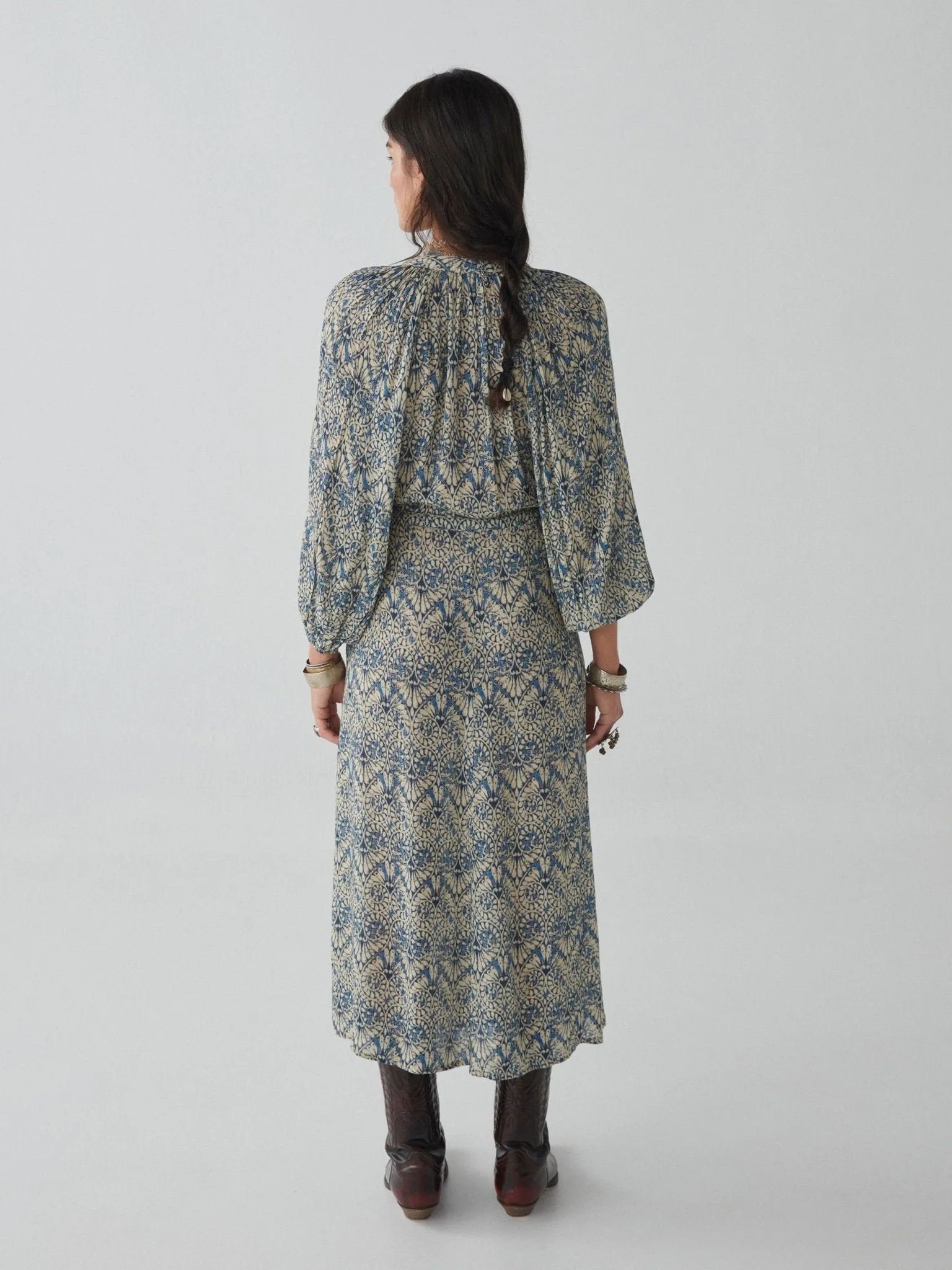 Antonella Dress - Lapis Lazuli