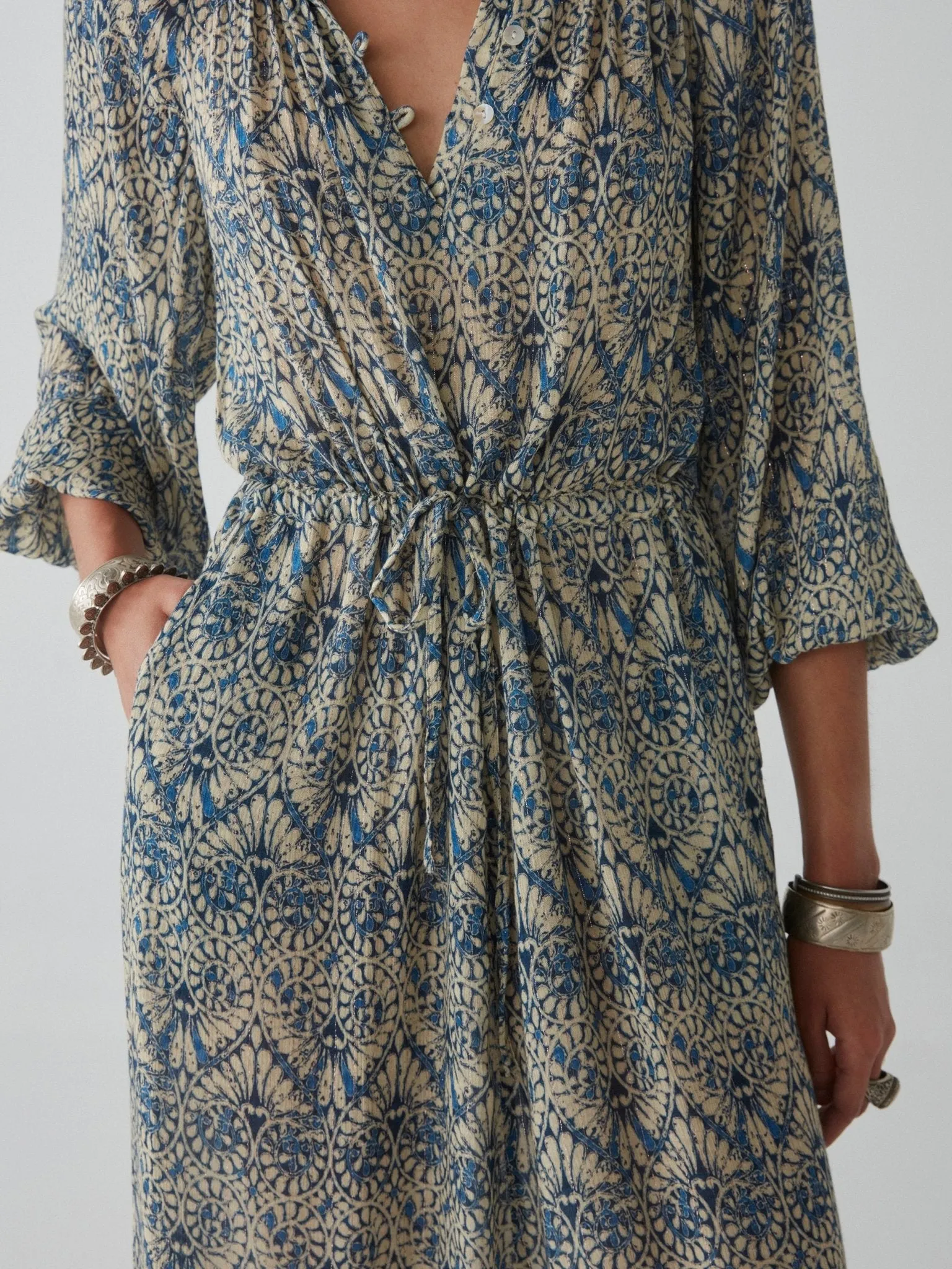 Antonella Dress - Lapis Lazuli
