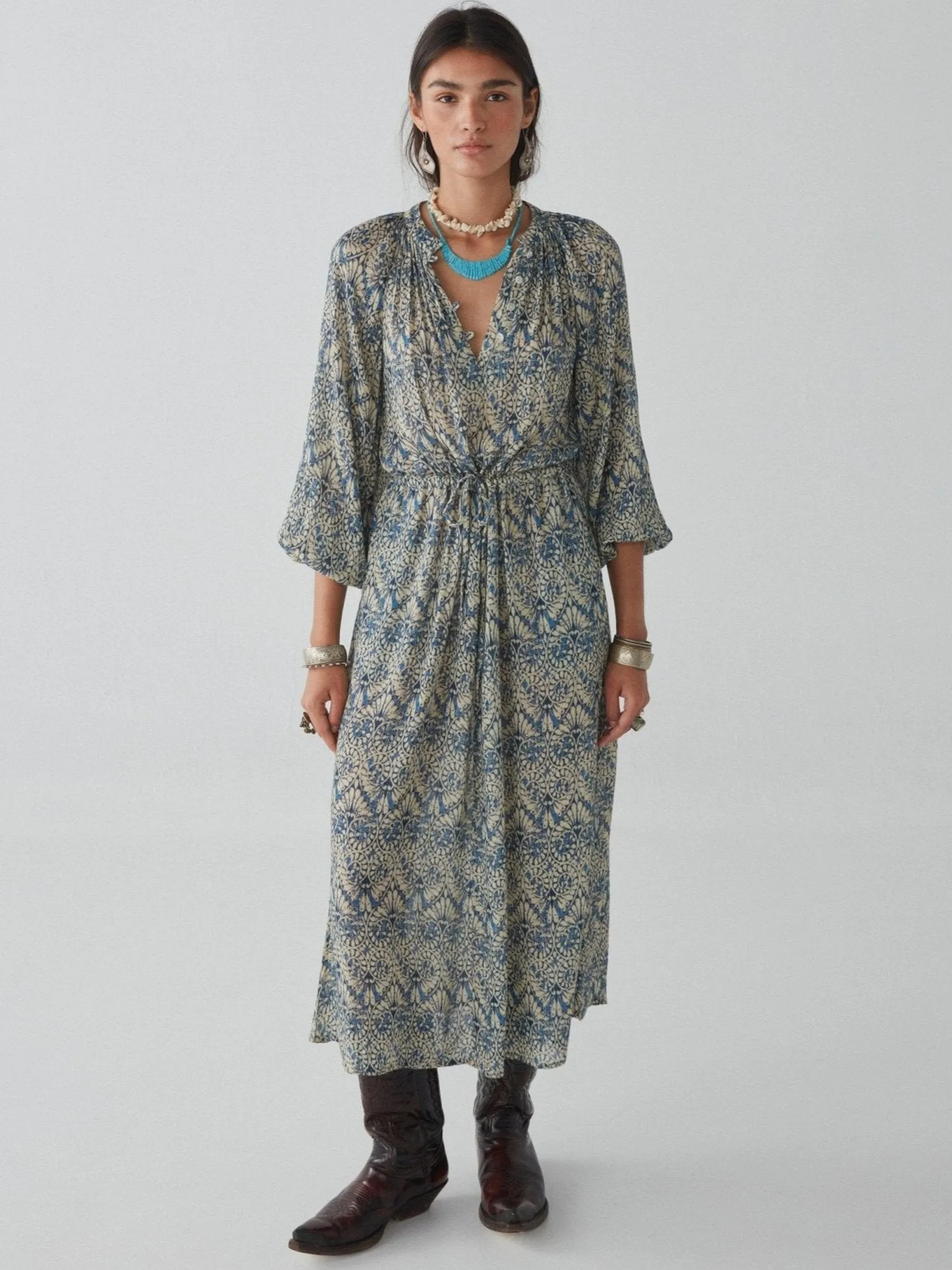 Antonella Dress - Lapis Lazuli