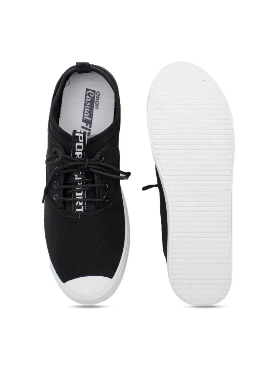 ASIAN Men Black Classic-04 Sneakers