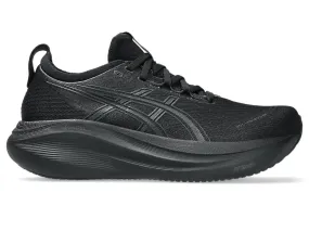 Asics Women's GEL-NIMBUS 27 Running Shoes in Black/Graphite Grey