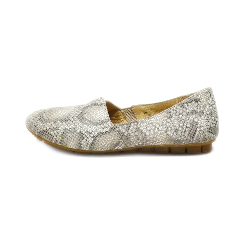 Born Loafers Leather Beige Colour For Women