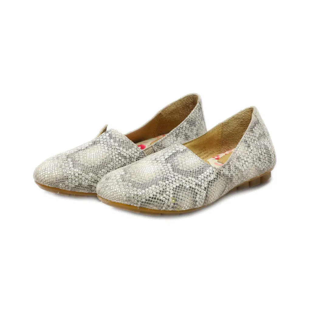 Born Loafers Leather Beige Colour For Women