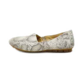 Born Loafers Leather Beige Colour For Women