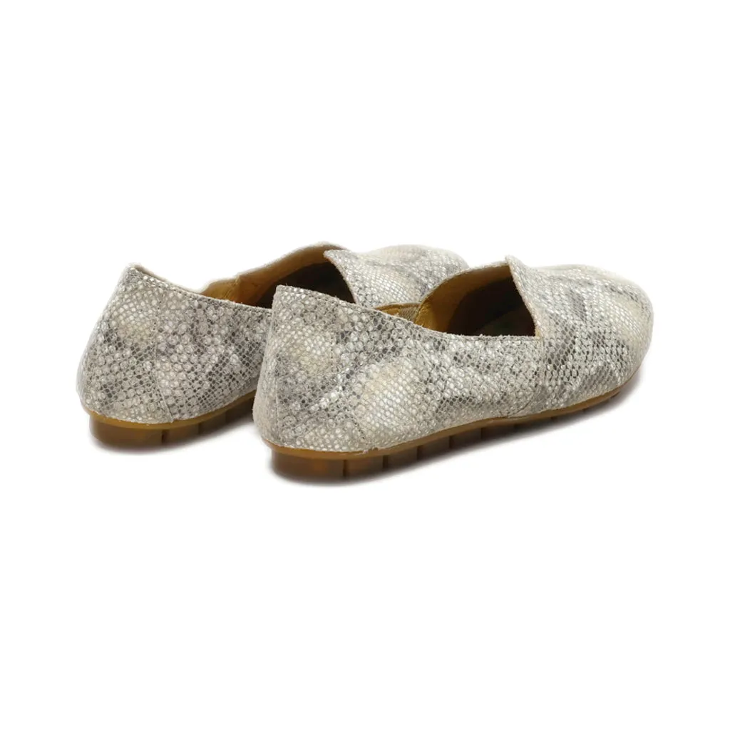 Born Loafers Leather Beige Colour For Women