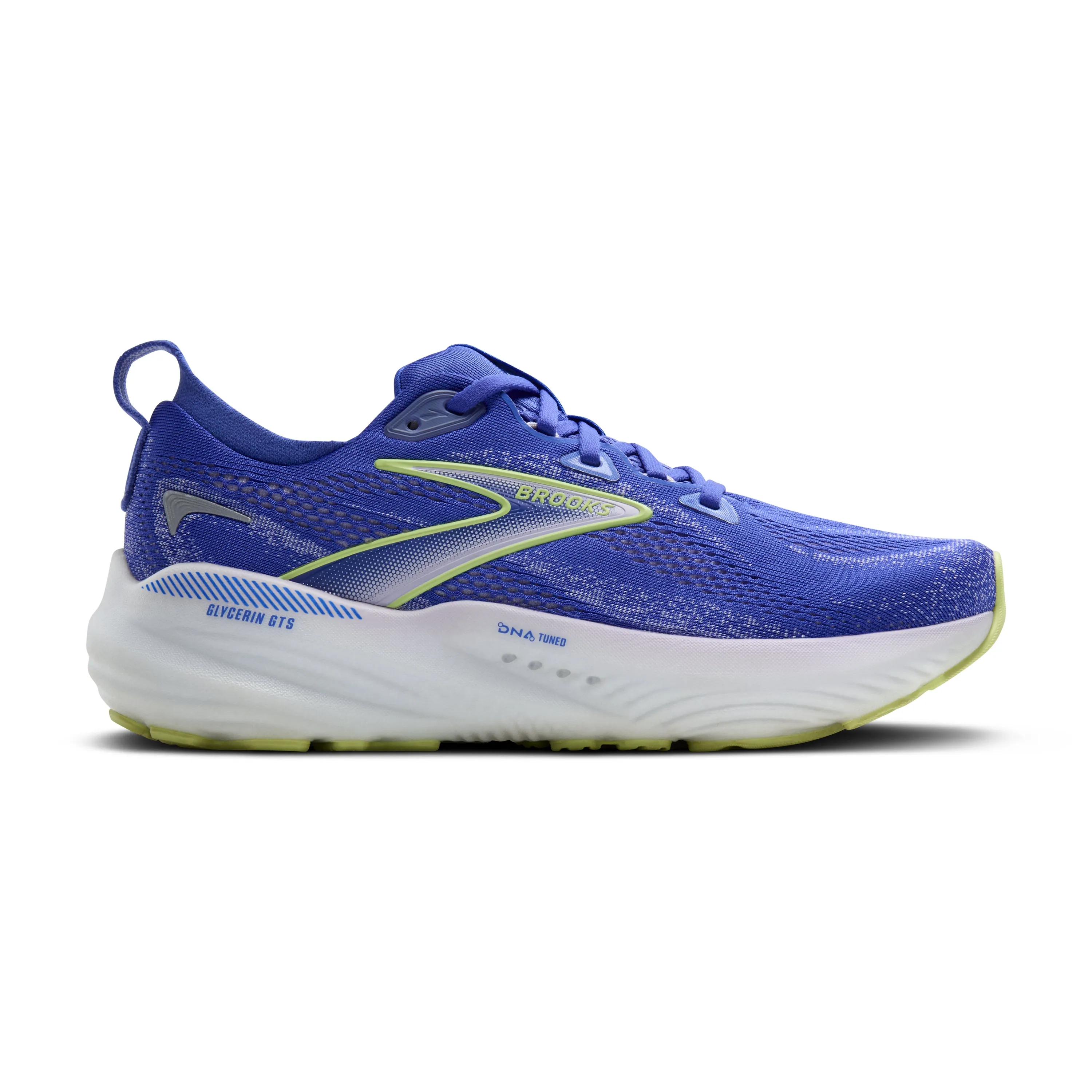 Brooks | Glycerin GTS 22 | Women's | Amparo Blue/Hyper Iris/Yellow