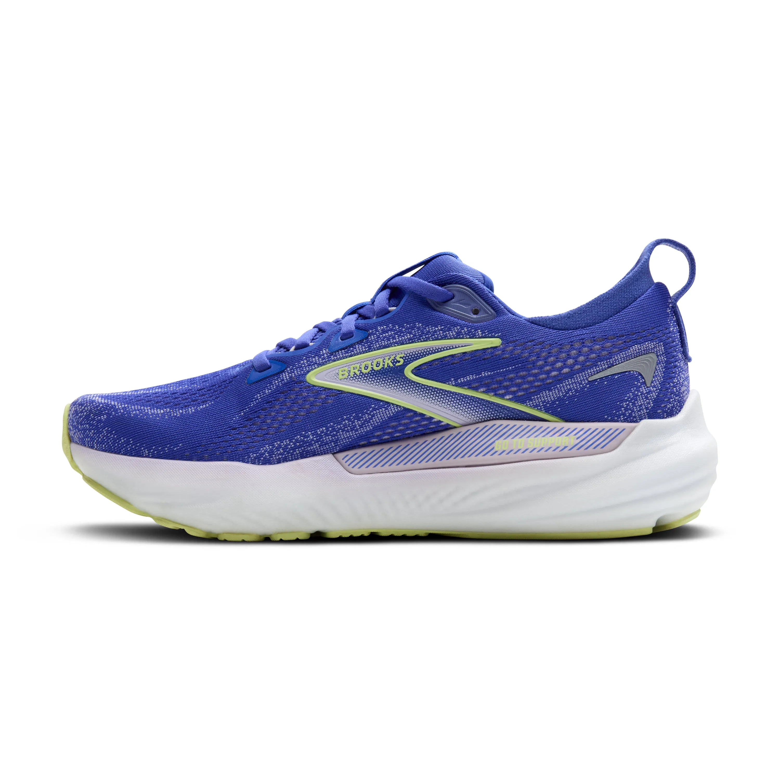 Brooks | Glycerin GTS 22 | Women's | Amparo Blue/Hyper Iris/Yellow