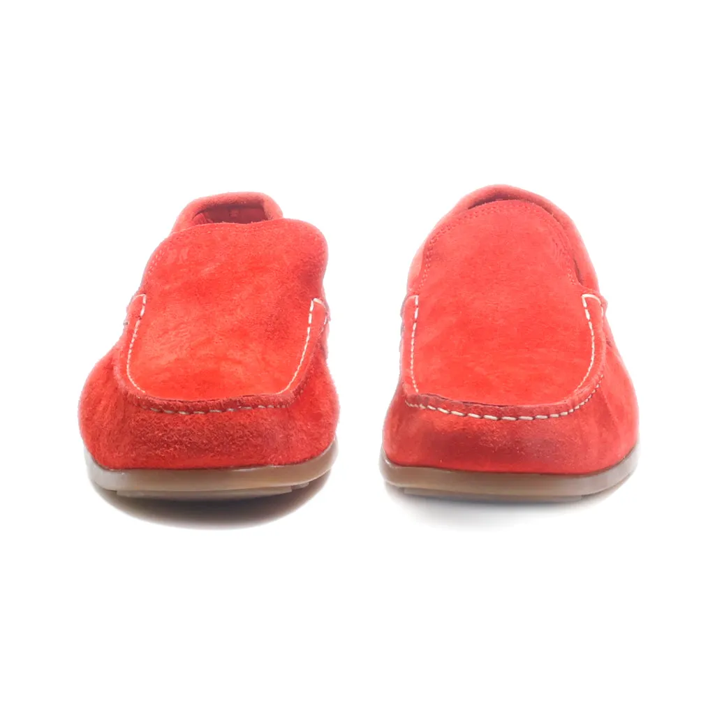 Callaghan Loafers Suede Red Colour For Men