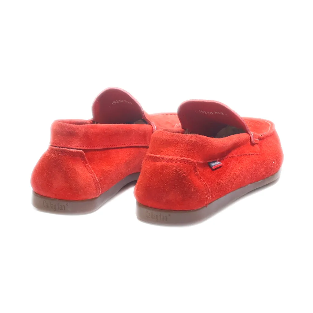 Callaghan Loafers Suede Red Colour For Men