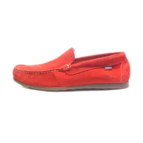 Callaghan Loafers Suede Red Colour For Men