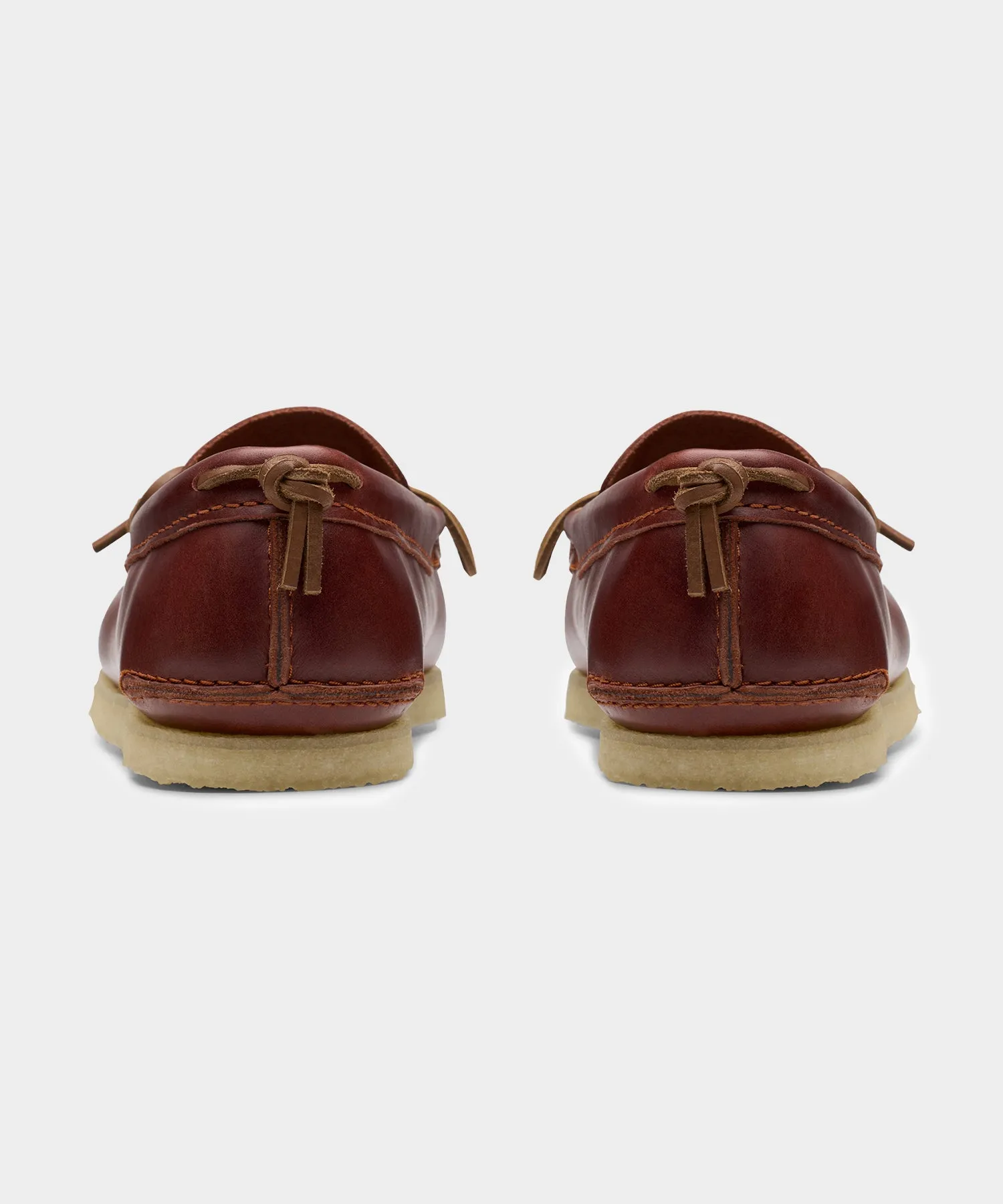 Clarks Godney Mocc British in Tan Leather