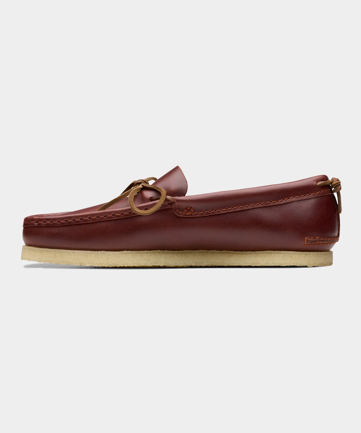 Clarks Godney Mocc British in Tan Leather