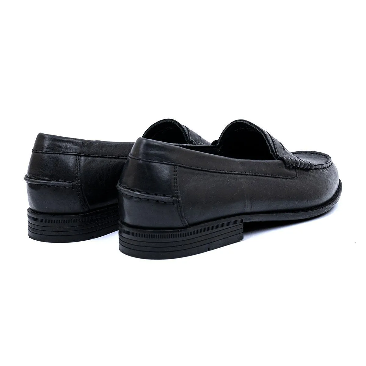 Cole Haan Dustin Ii On Formal Slip Ons Leather Black Colour For Men