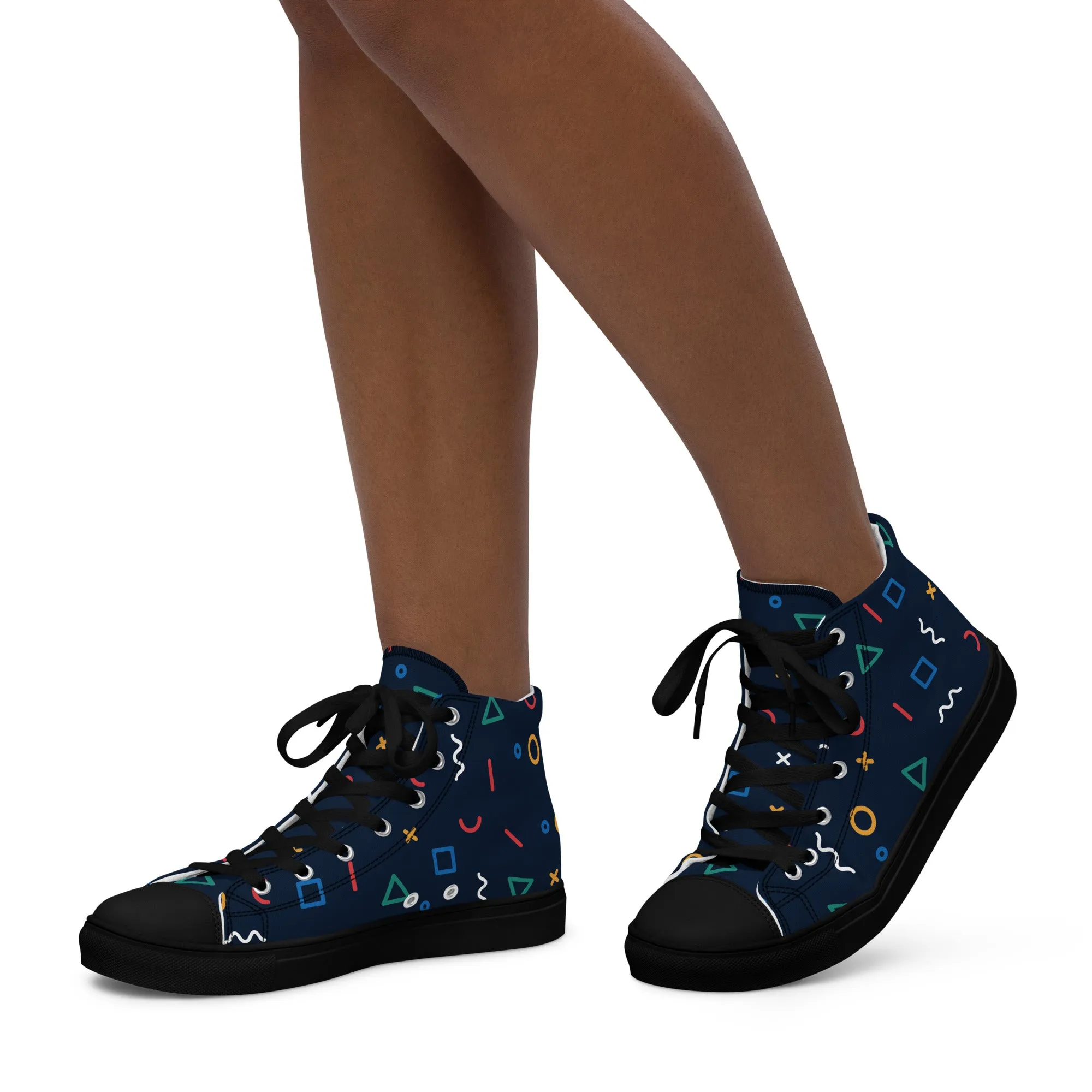 COSMIC Women’s High Top Canvas Shoes