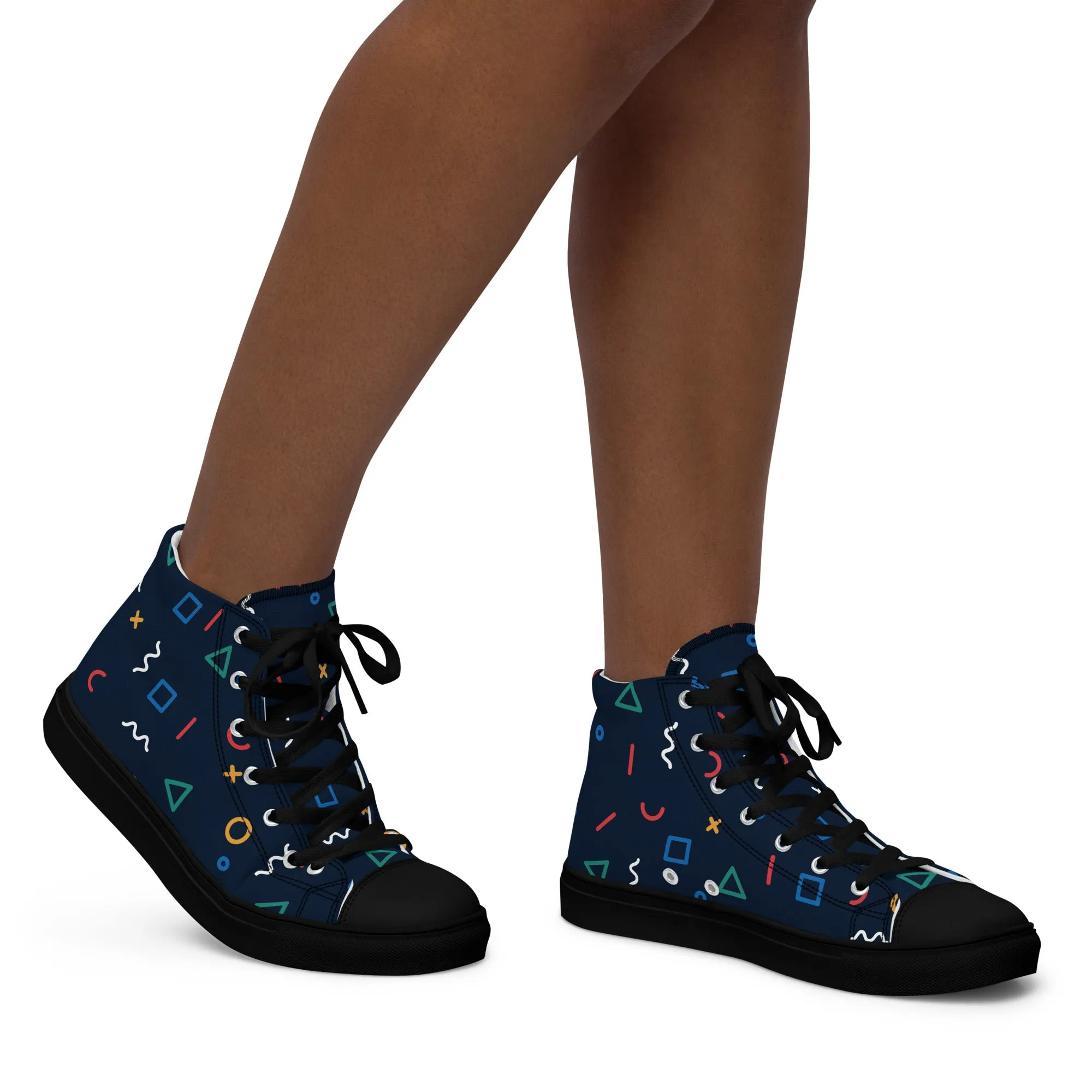 COSMIC Women’s High Top Canvas Shoes