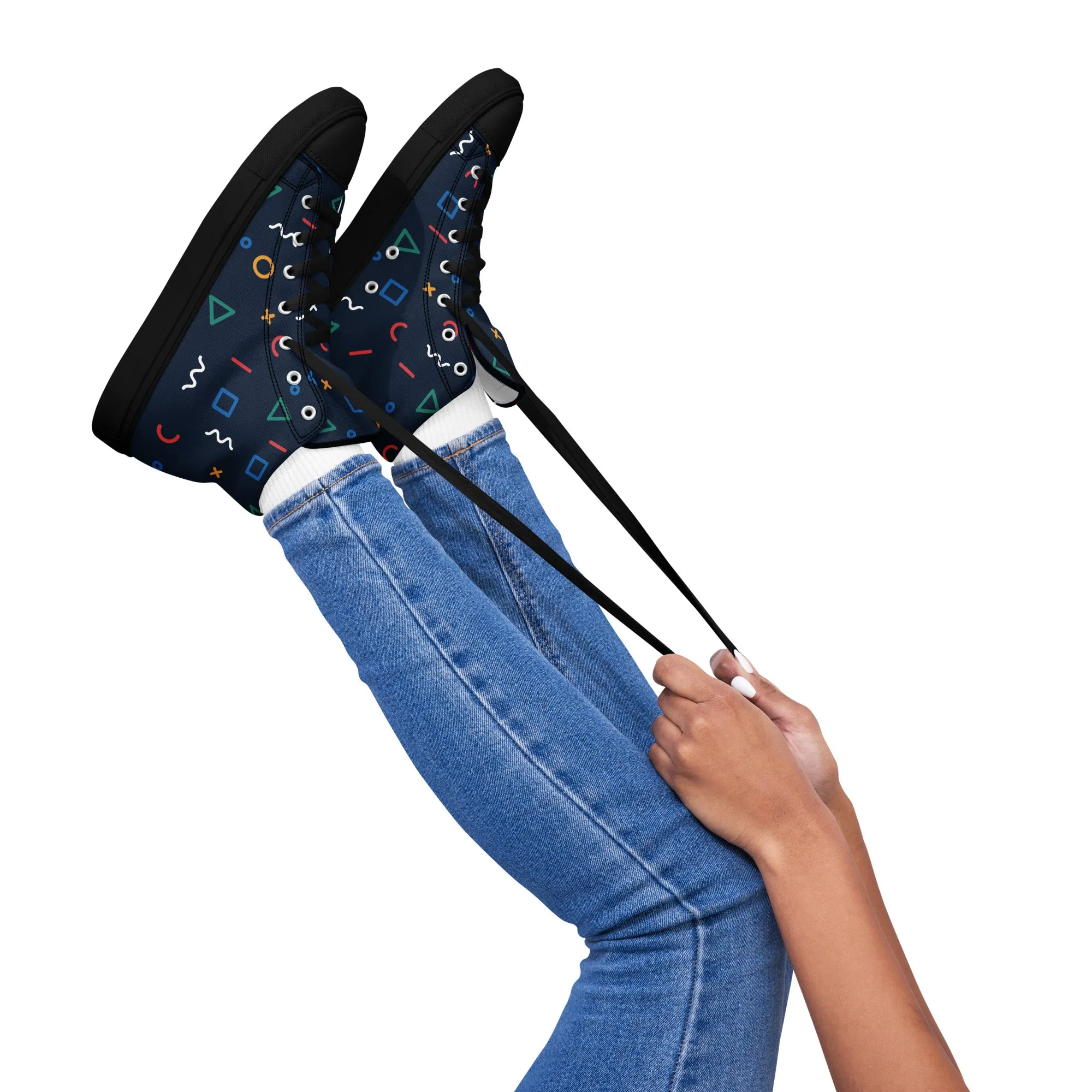COSMIC Women’s High Top Canvas Shoes