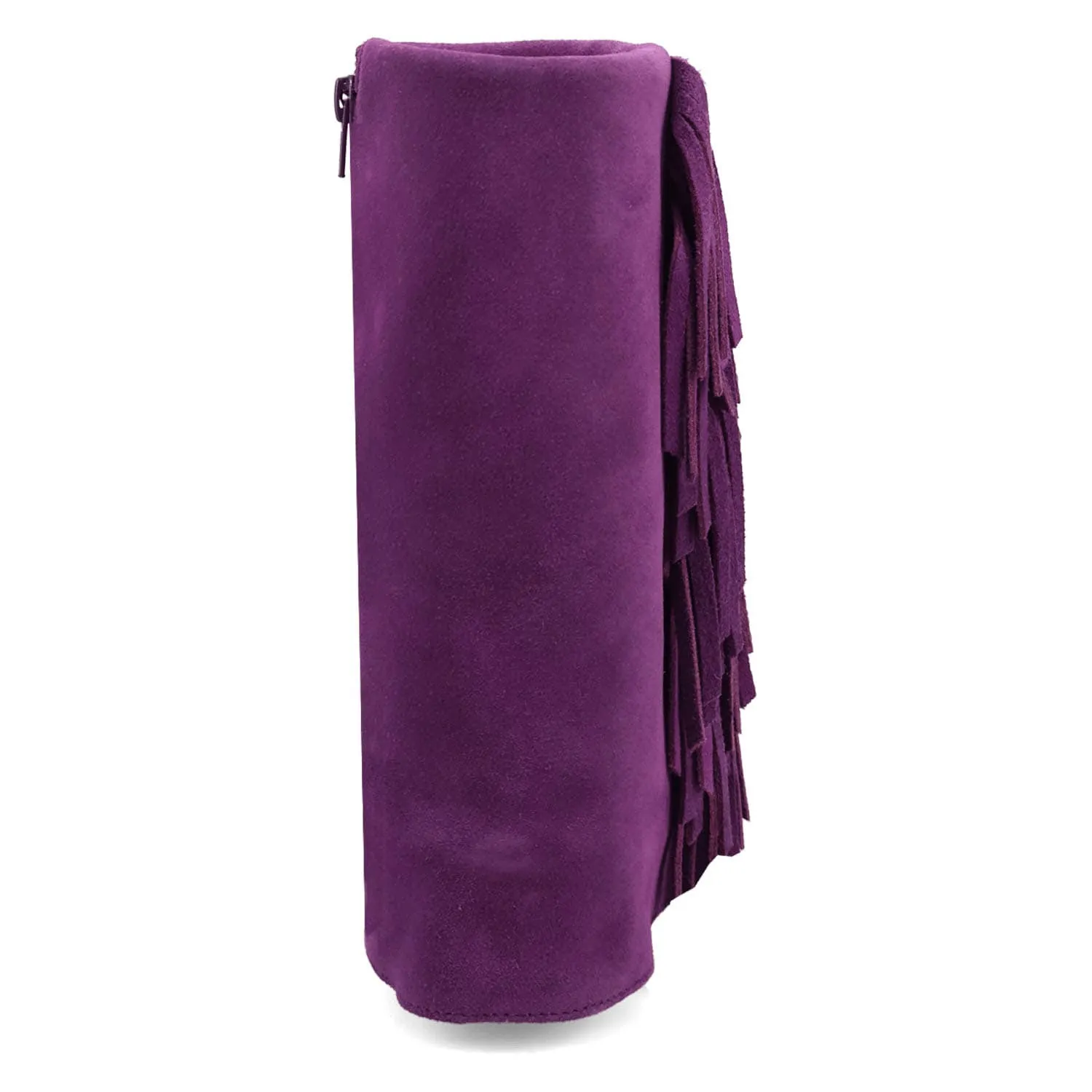 Dingo Womens Marlie Purple Suede Cowboy Boots