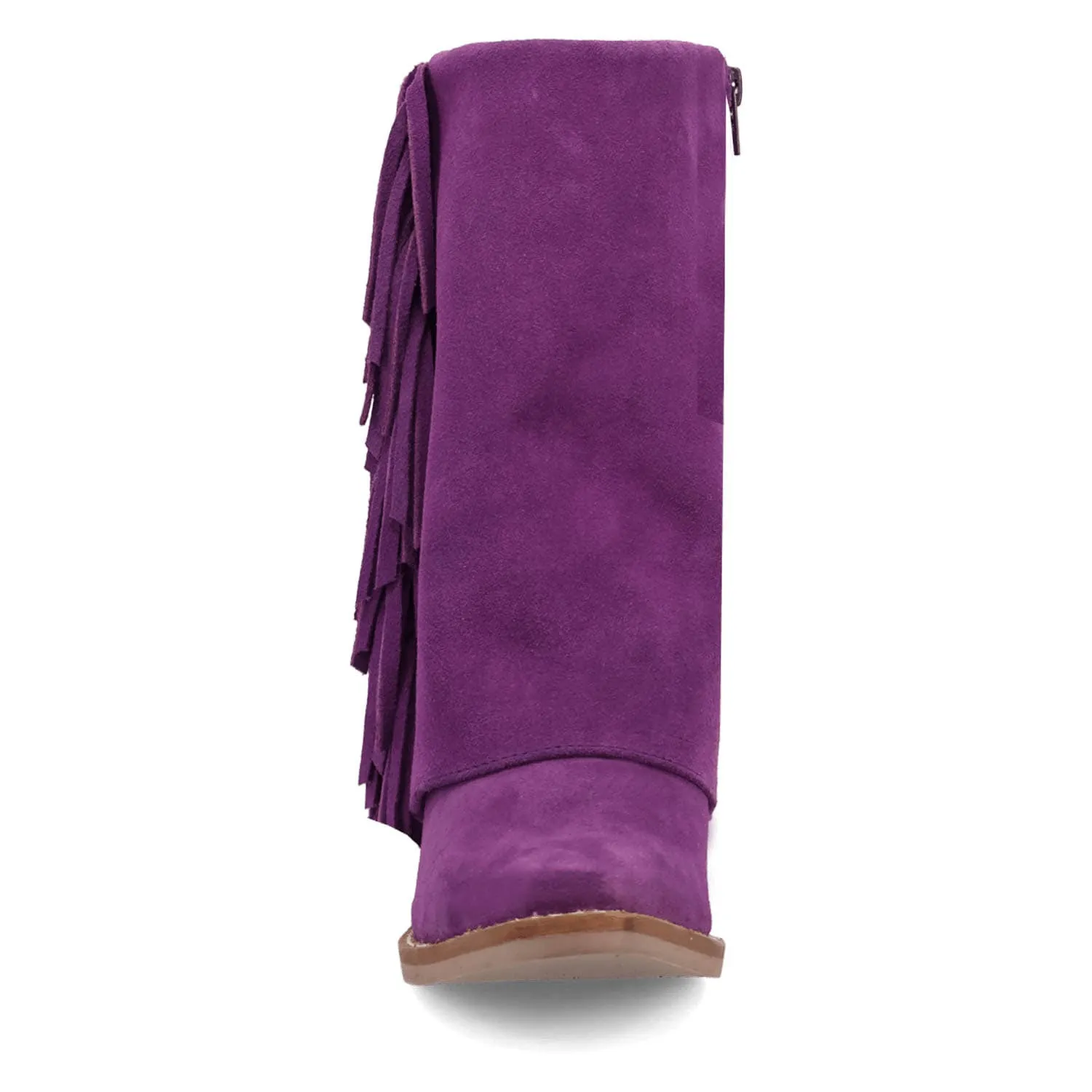 Dingo Womens Marlie Purple Suede Cowboy Boots