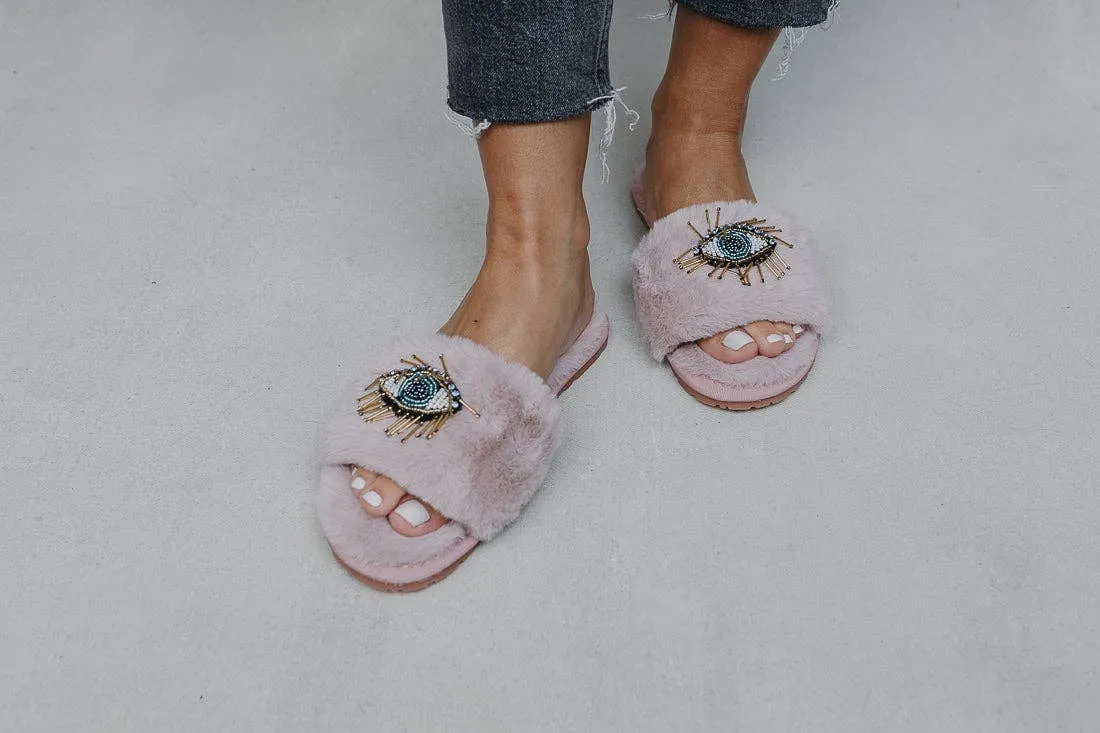 Evil Eye Slippers