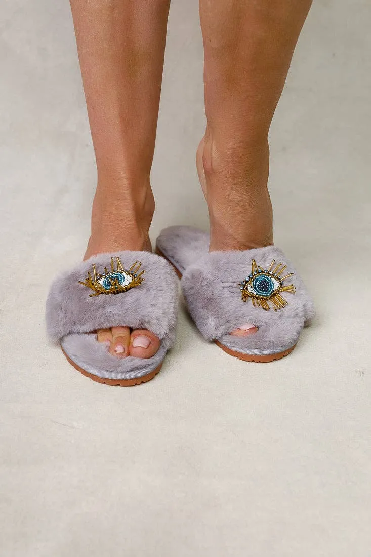 Evil Eye Slippers