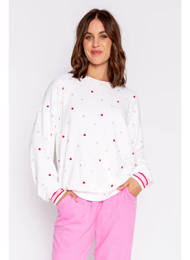 Feel Loved Long Sleeve Ivory Top