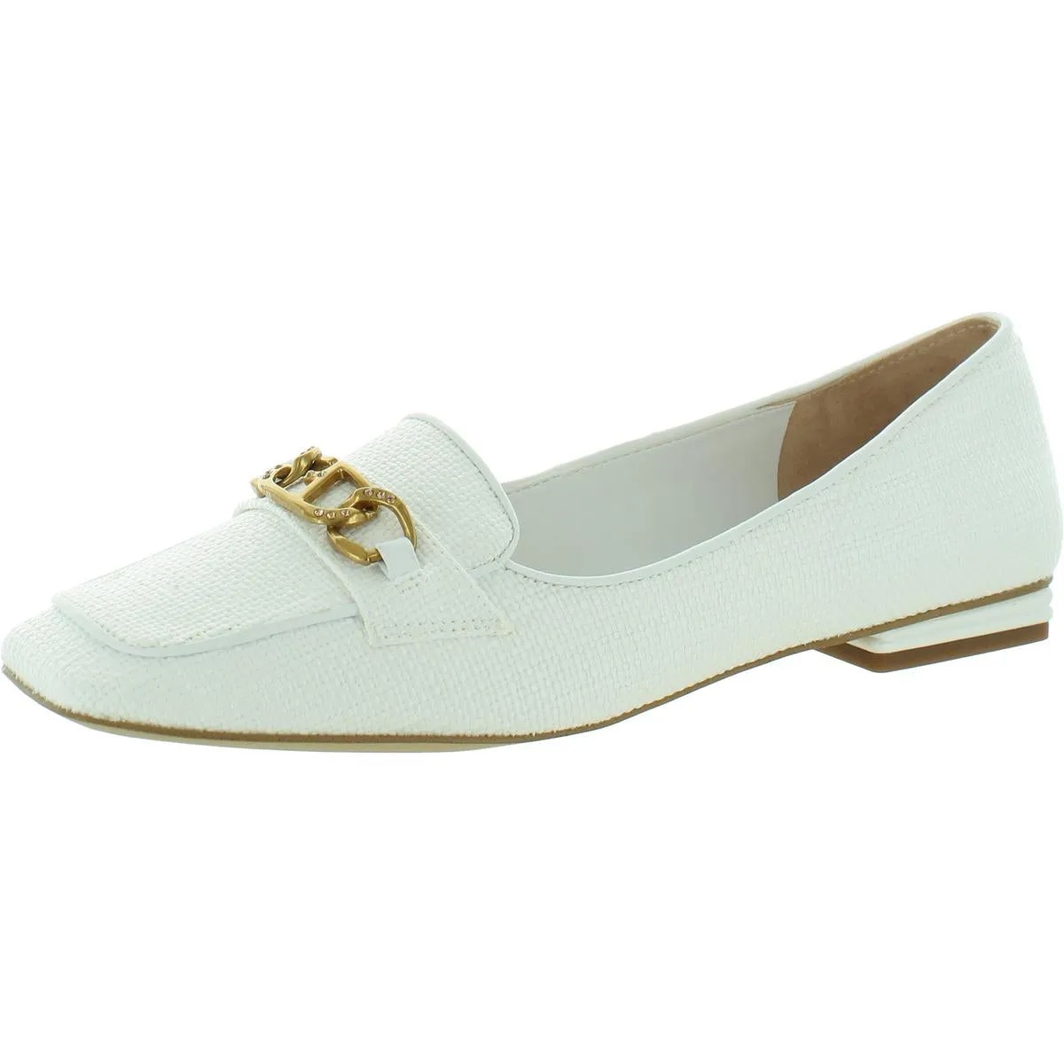 Franco Sarto Womens TIARI Woven Square Toe Loafers