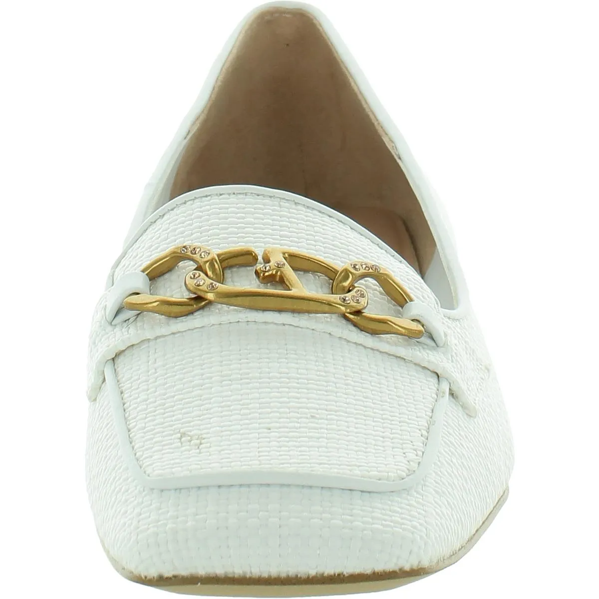 Franco Sarto Womens TIARI Woven Square Toe Loafers