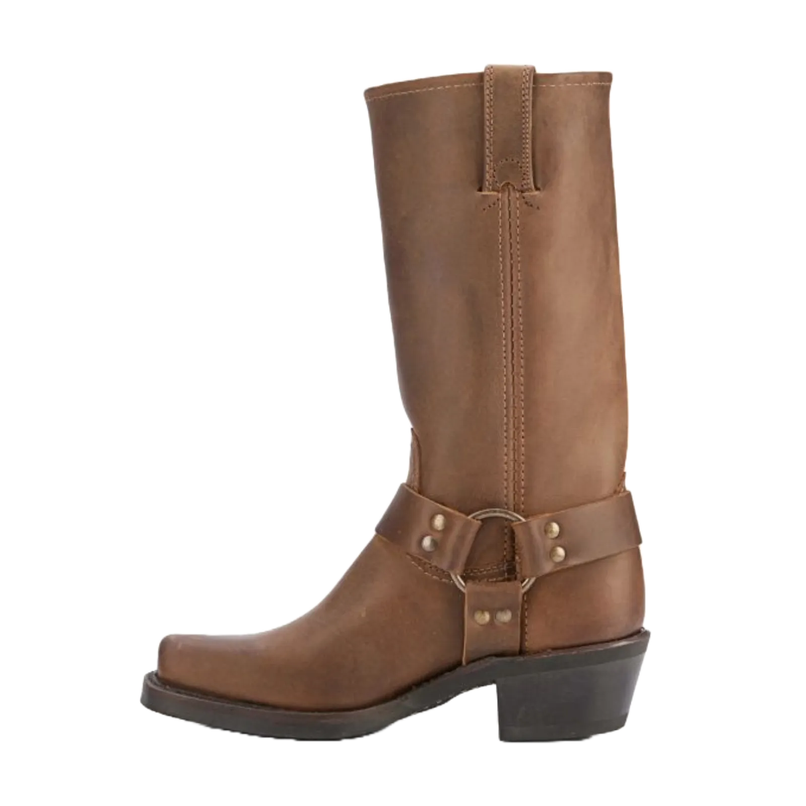 Frye Ladies Harness 12 Tan Western Boots 3477300-TAN