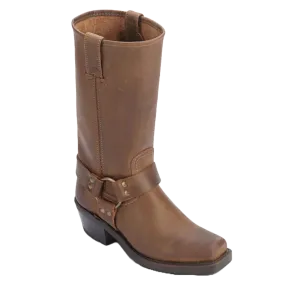 Frye Ladies Harness 12 Tan Western Boots 3477300-TAN