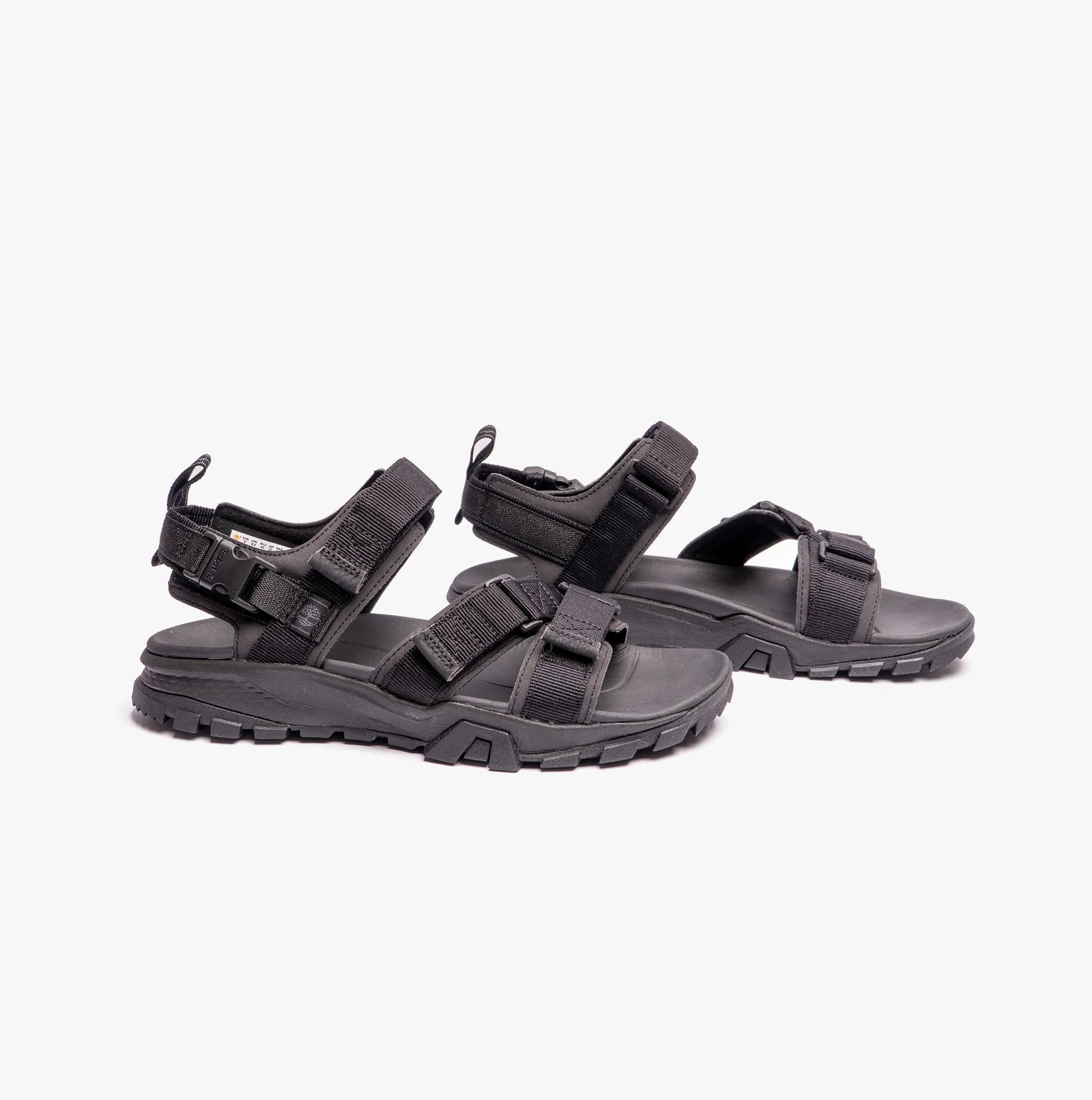 Garrison Trail Mens Webbing Sandals Black