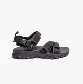 Garrison Trail Mens Webbing Sandals Black