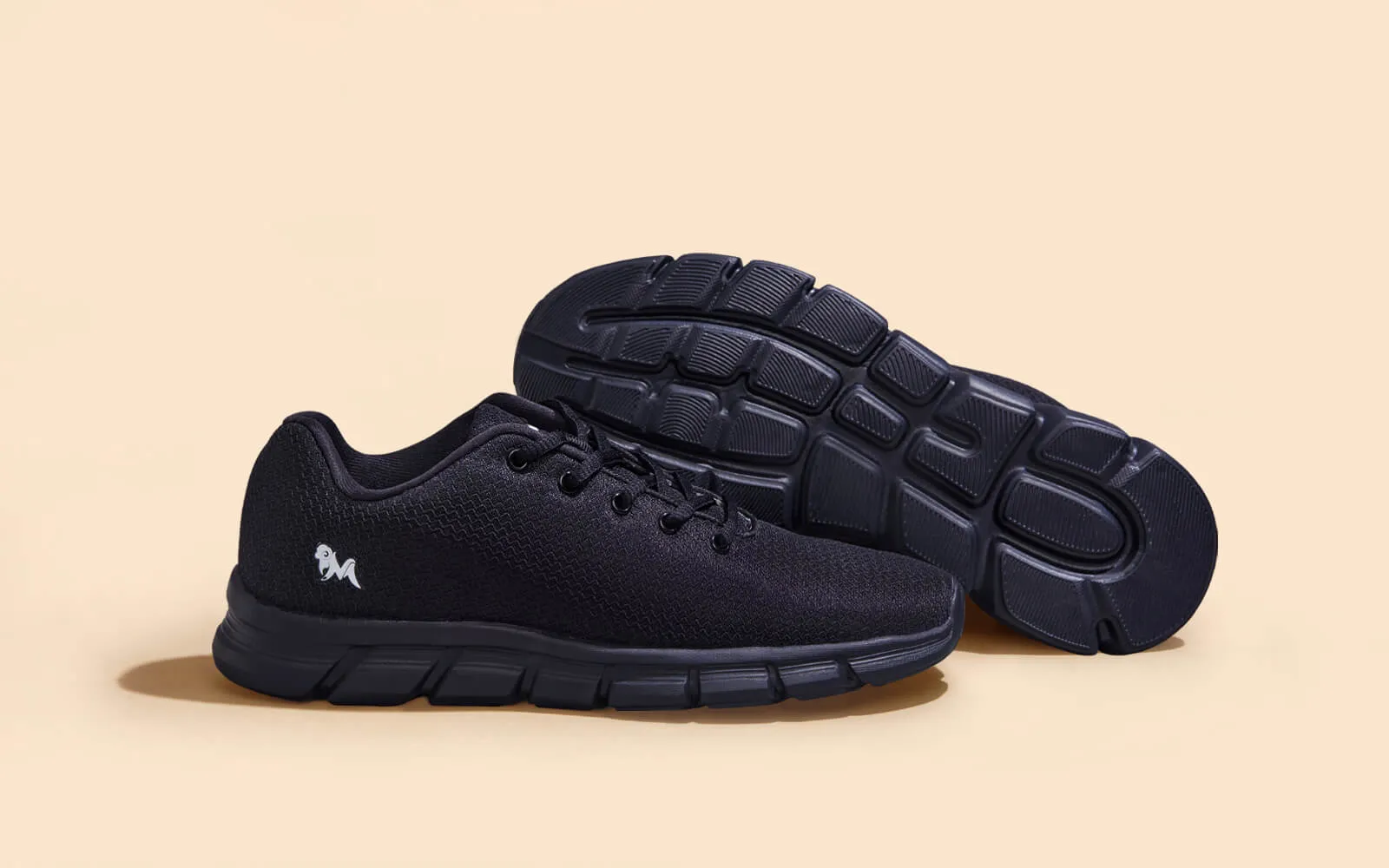 Glossy Groove Sneakers : Black