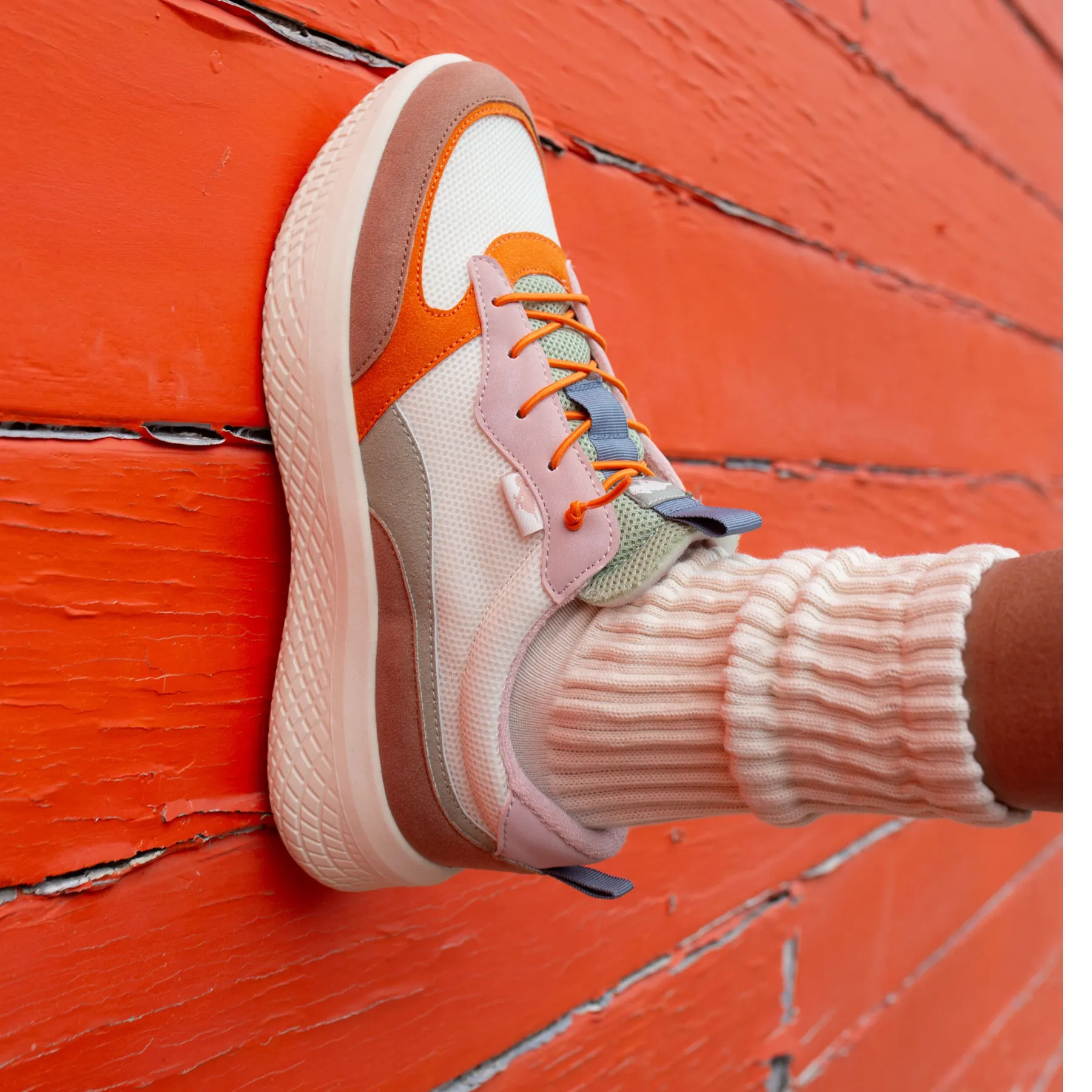 Gravel Desert Color Block Sneaker