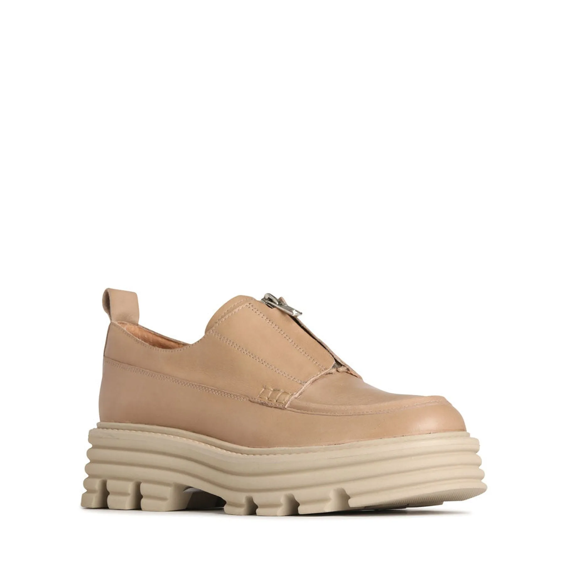 JAZZY LEATHER BOAT LOAFERS