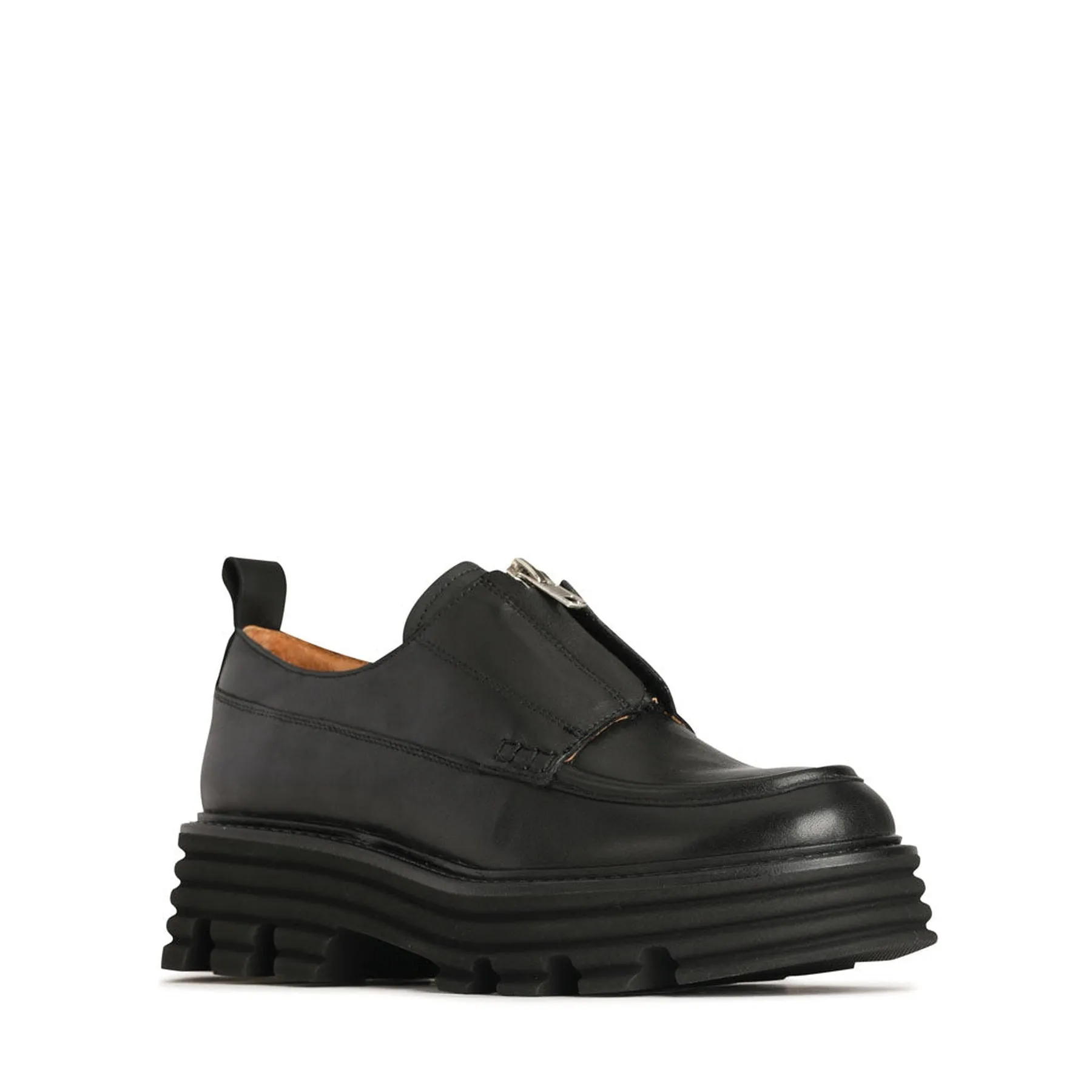 JAZZY LEATHER BOAT LOAFERS