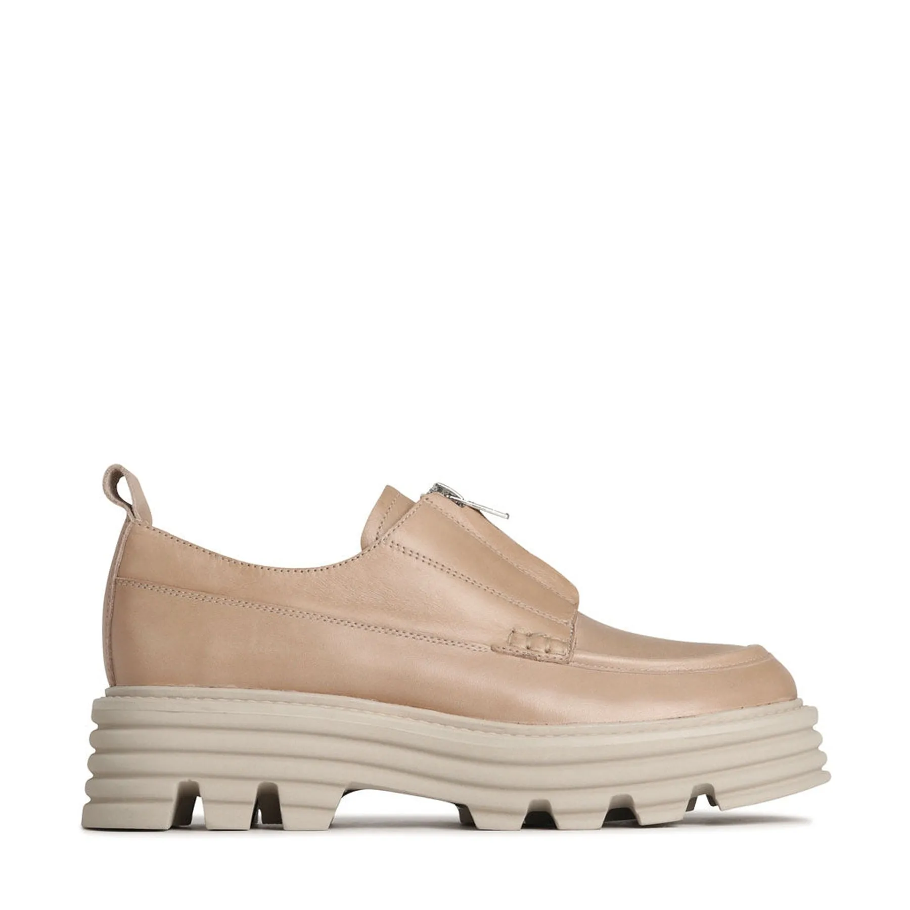 JAZZY LEATHER BOAT LOAFERS