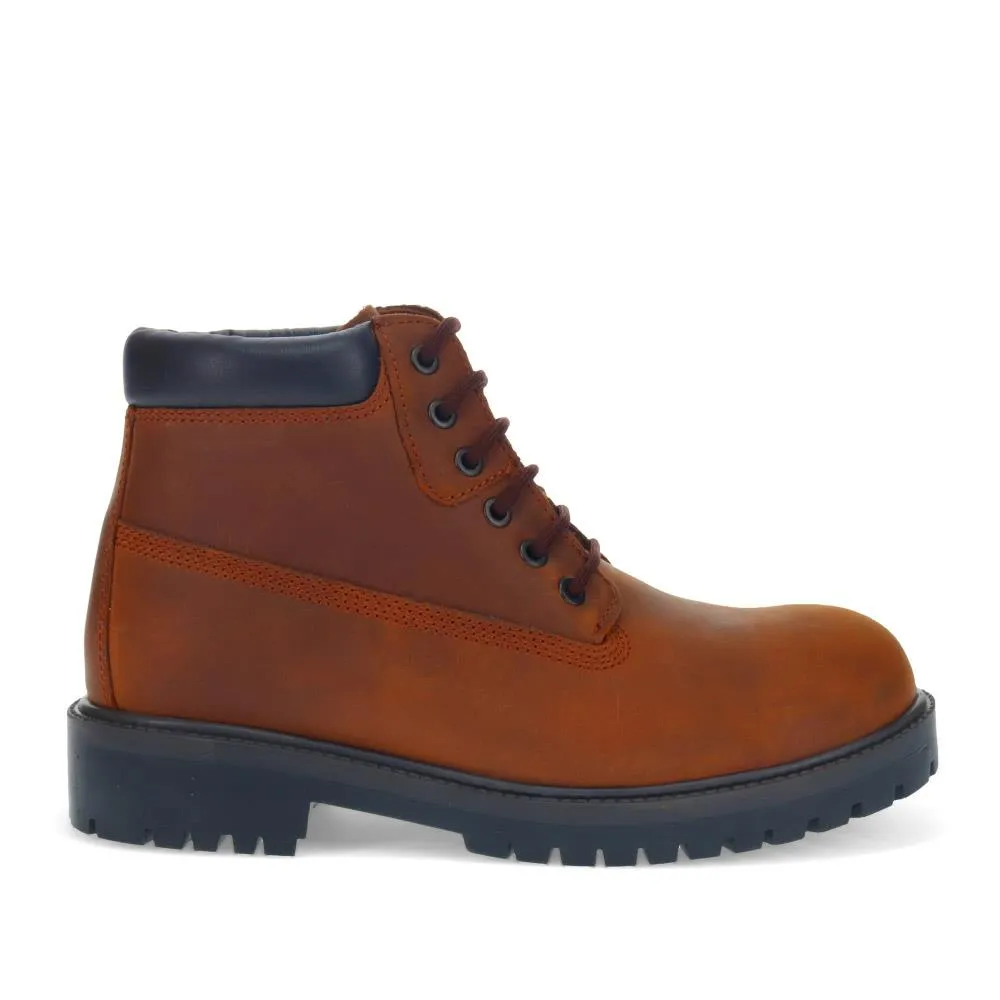 Lace-Up Leather Boots - SHAFI40003 / 326 133