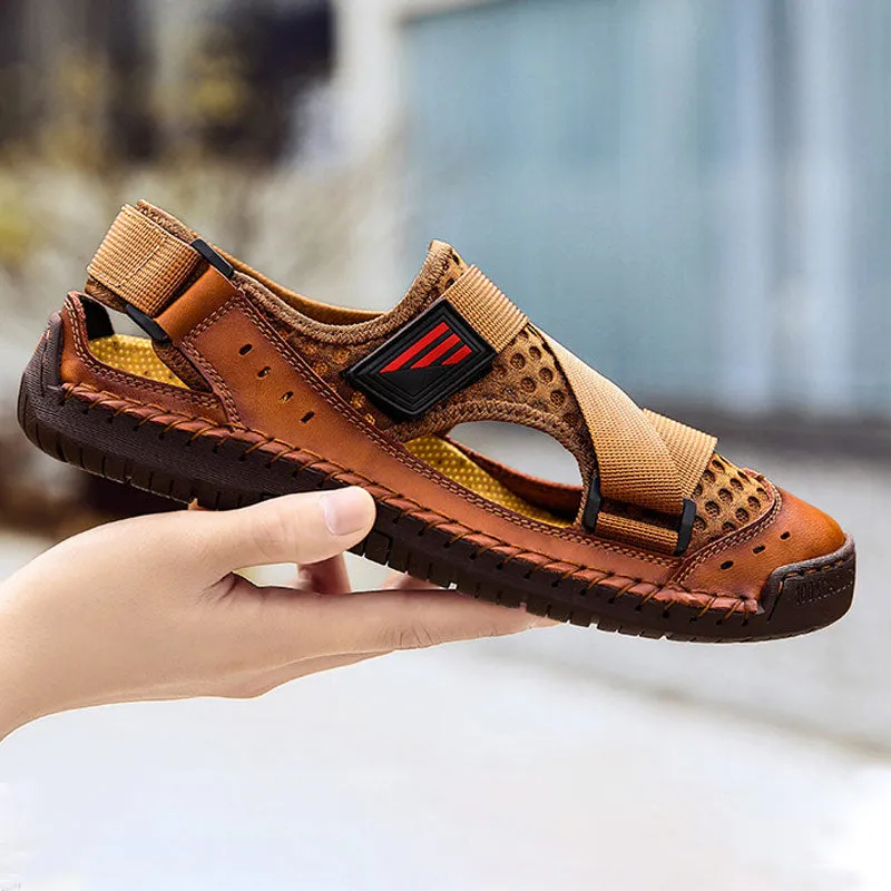 Men'S Casual Beach Breathable Plus Size Sandals