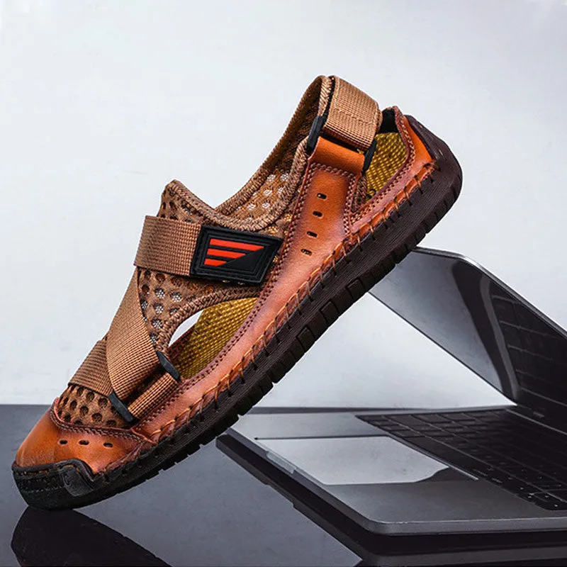Men'S Casual Beach Breathable Plus Size Sandals