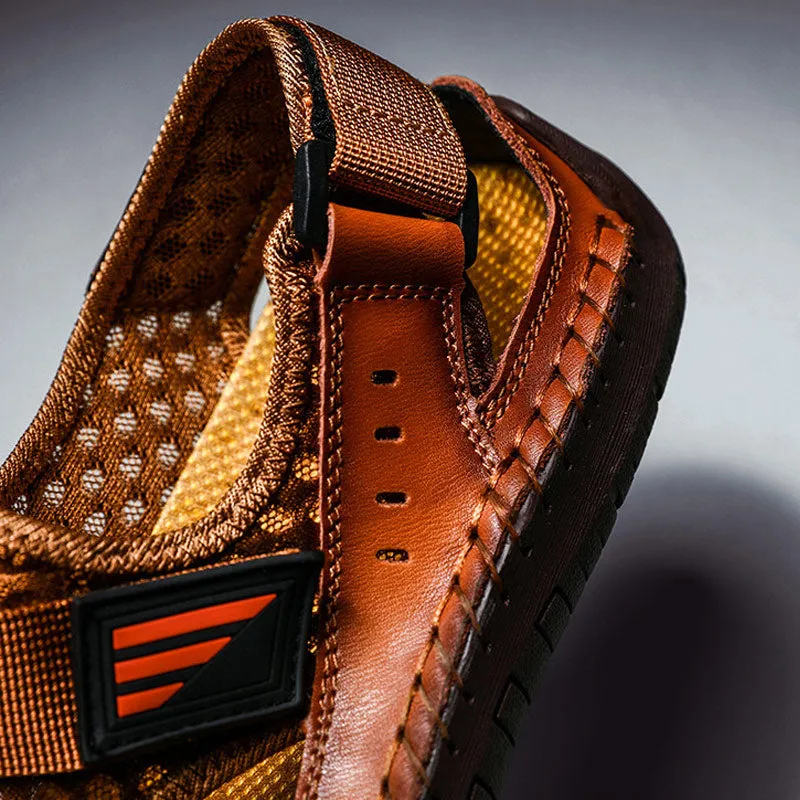 Men'S Casual Beach Breathable Plus Size Sandals