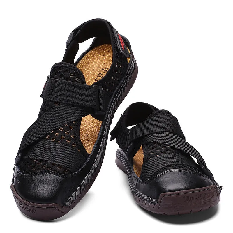 Men'S Casual Beach Breathable Plus Size Sandals