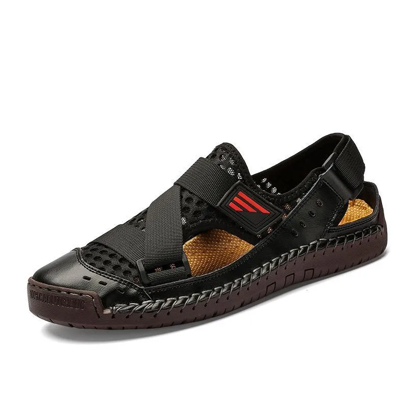 Men'S Casual Beach Breathable Plus Size Sandals