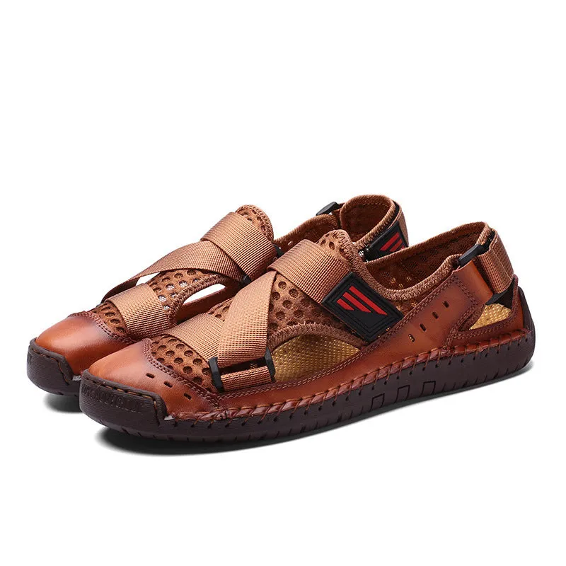 Men'S Casual Beach Breathable Plus Size Sandals