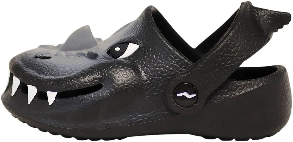 Norty TODDLER BOYS 6-11 CLOG ALLIGATOR BLACK