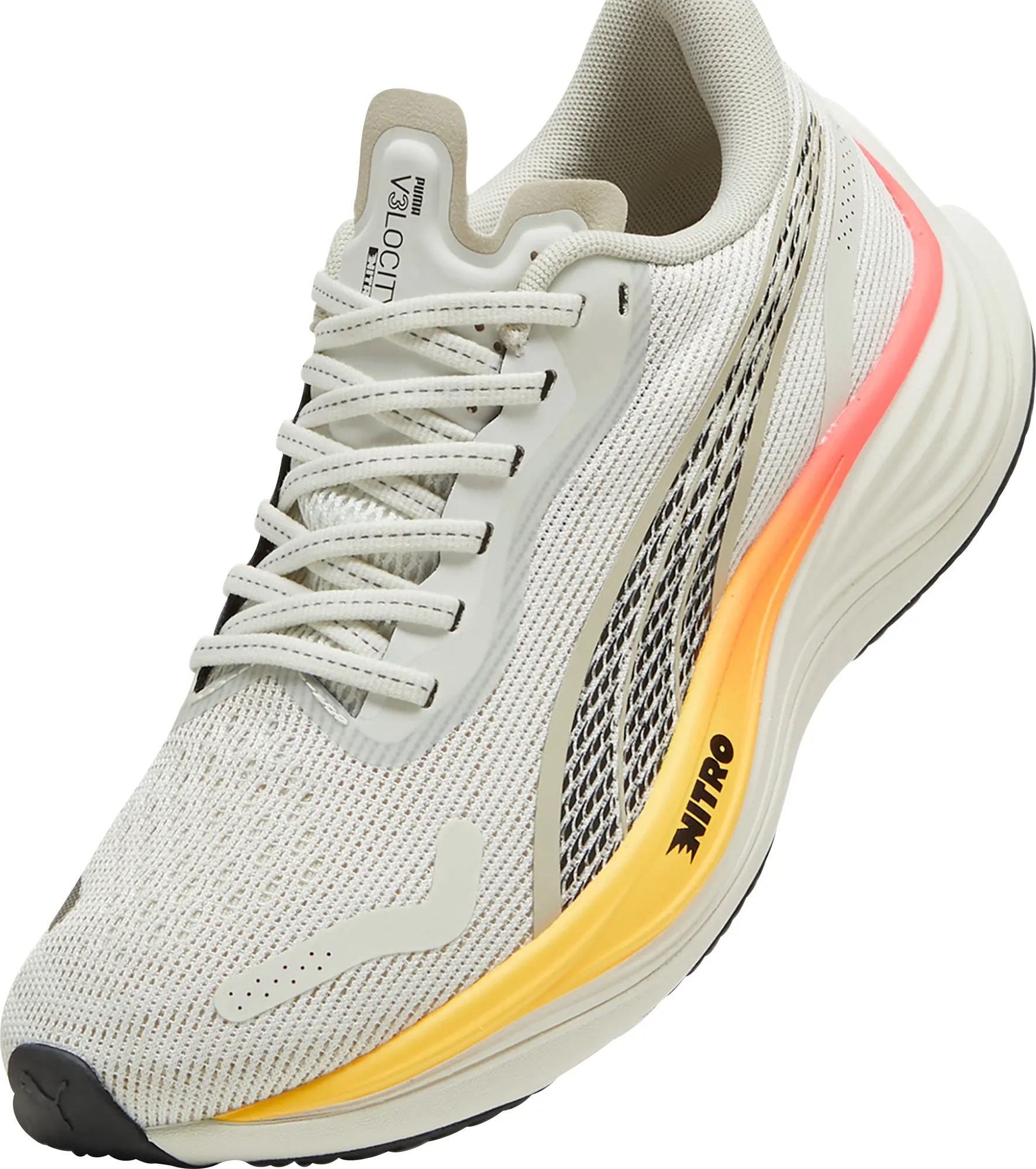 Puma Velocity Nitro 3 Womens Running Shoes - Grey