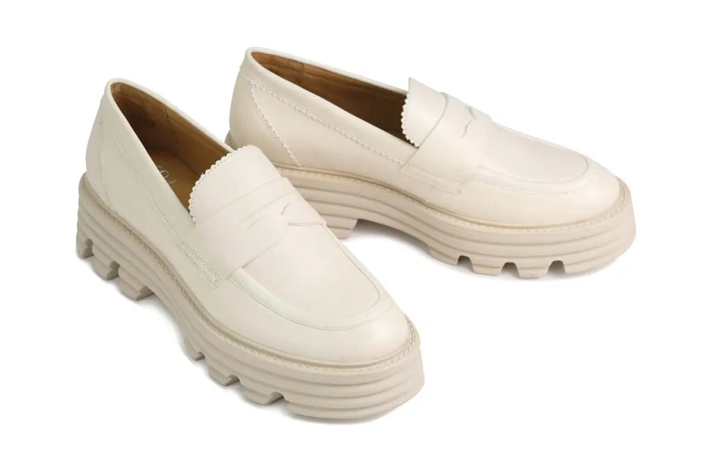 SAMILIA LEATHER CHUNKY LOAFERS